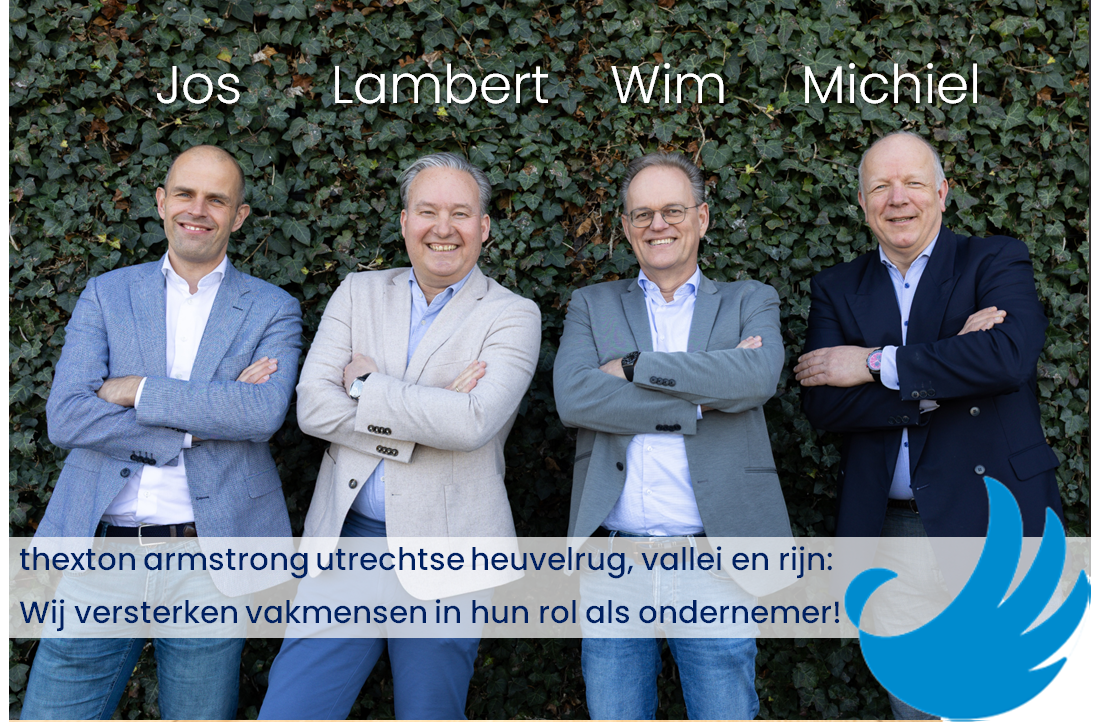Het team van thexton armstrong: Jos, Lambert, Wim en Michiel